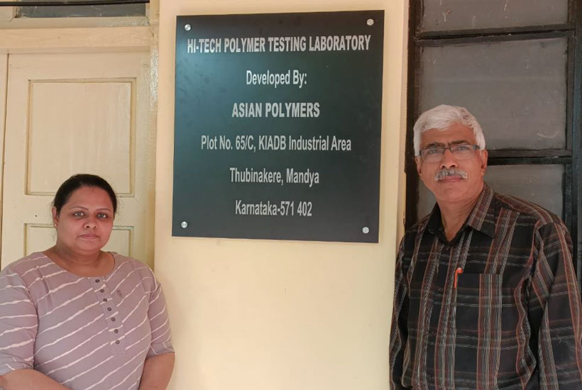 The high-tech polymer lab